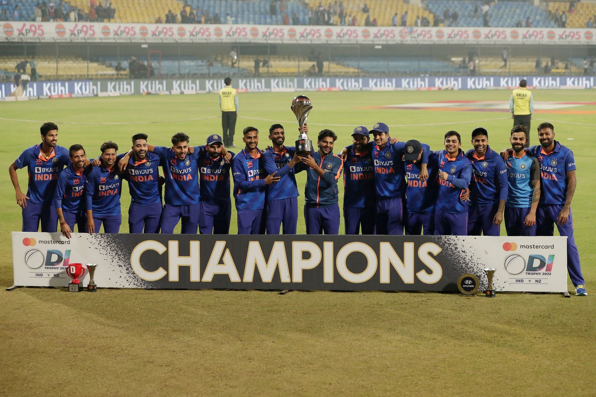 India surged to number one in the ICC ODI rankings. (Credits: Twitter)